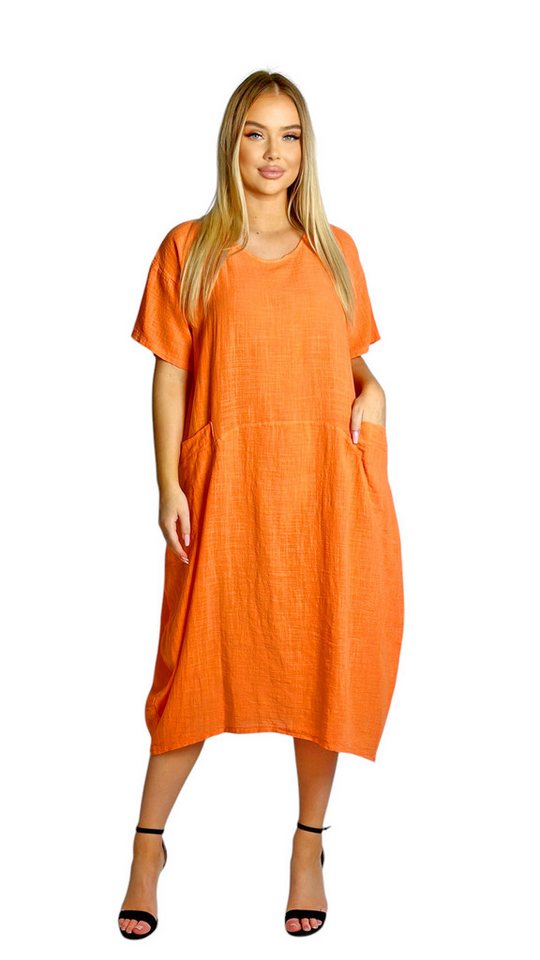 Mississhop Sommerkleid Leicht und Lebendig – 100 % Baumwollkleid M.387 von Mississhop