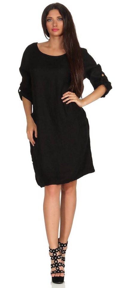 Mississhop Sommerkleid Leinenkleid Damenkleid 100% Leinen M.306 Mississhop Sommerkleid Leinenkleid Damenkleid 100% Leinen M.306 von Mississhop
