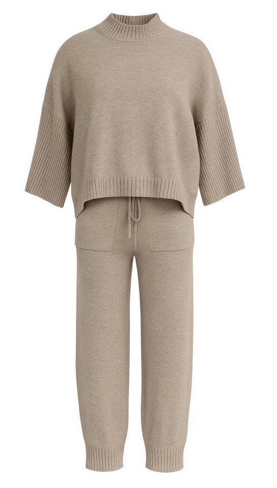 Mississhop Strickhose Damen Strick Zweiteiler – Pullover mit Hose M.412 von Mississhop
