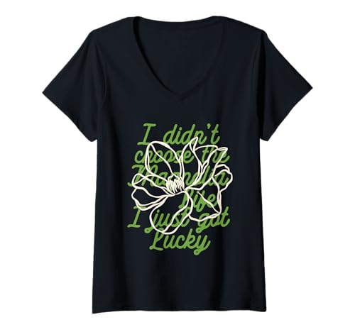 Damen Mississippi Magnolia Life T-Shirt mit V-Ausschnitt von Mississippi