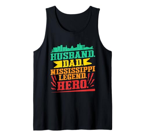 Herren Mississippi Husband Dad Tank Top von Mississippi