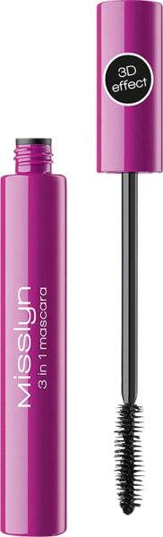 Misslyn 3 In 1 Mascara 1 Black 10 ml von Misslyn