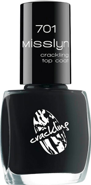 Misslyn Crackling Top Coat 701 Black 10 ml von Misslyn