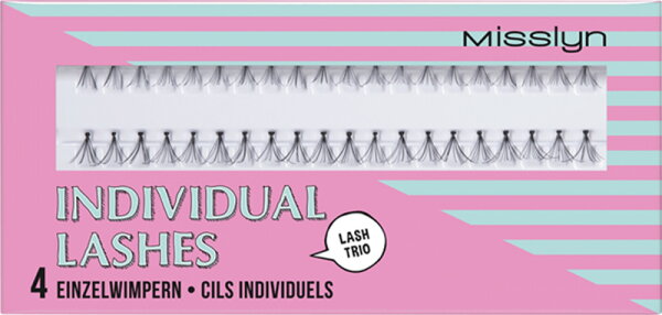 Misslyn Einzelwimpern Nr. 4 - 3 Längen Wimpern von Misslyn
