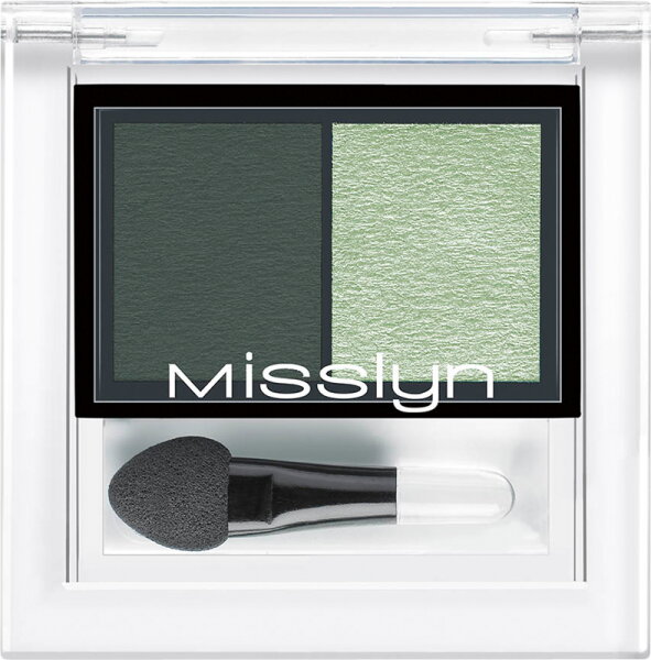 Misslyn High Shine Duo Eyeshadow 214 Golden Mint 1,5 g von Misslyn