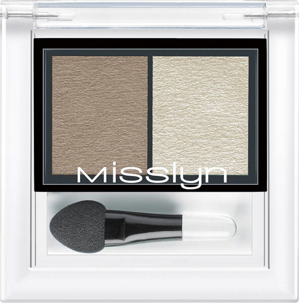 Misslyn High Shine Duo Eyeshadow 58 Tea Rose 1,5 g von Misslyn