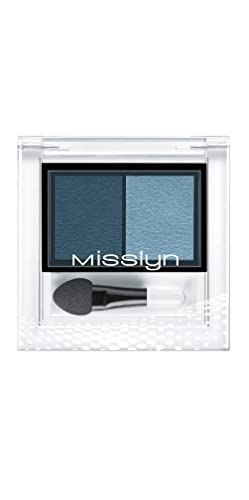 Misslyn High Shine Duo Eyeshadow Nr. 174 Ice Blue Inhalt: 1,5g = 1 Stück von Misslyn