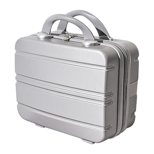 Kosmetikkoffer Damen Herren Hartschale Handgepäck Reisekoffer Leicht Reisegepäck Kulturbeutel Mit Handgriff Robustes Handgepäck Make Up Tasche Mit Reißverschluss Für Reisen von Missmisq