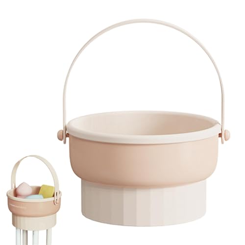 Missmisq 2-in-1 Make-up-Pinselhalter - Make-up-Pinselreiniger mit Pinsel-Trocknungshalter - Silikon-Pinselreiniger-Pad mit Kosmetikpinsel-Organizer für Mädchen von Missmisq