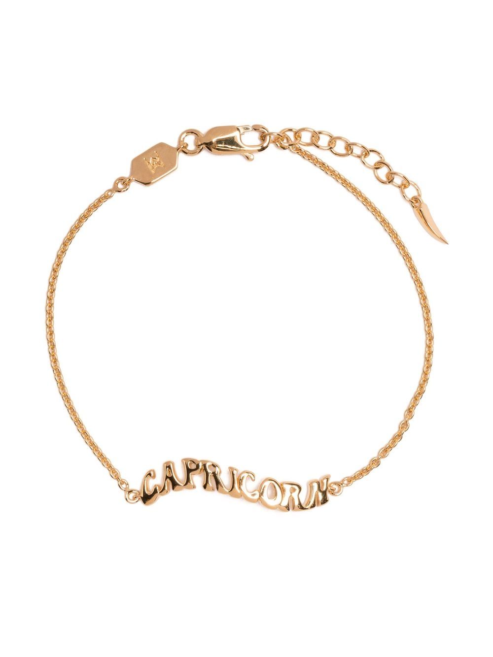 Missoma Armband mit "Capricorn"-Schriftzug - Gold von Missoma