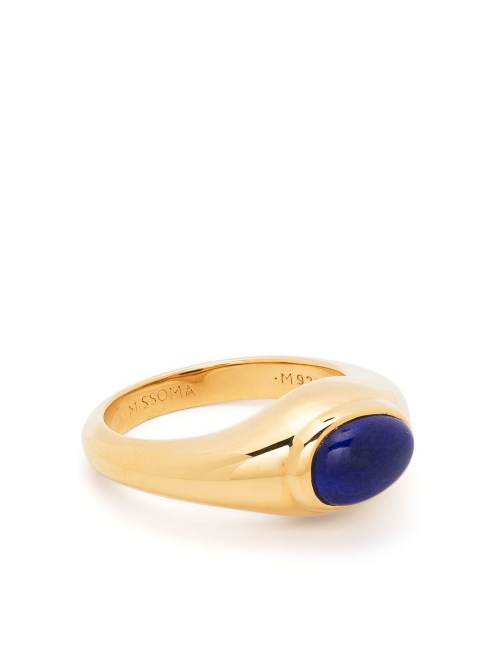 Missoma Ring mit Logo-Gravur - Gold von Missoma