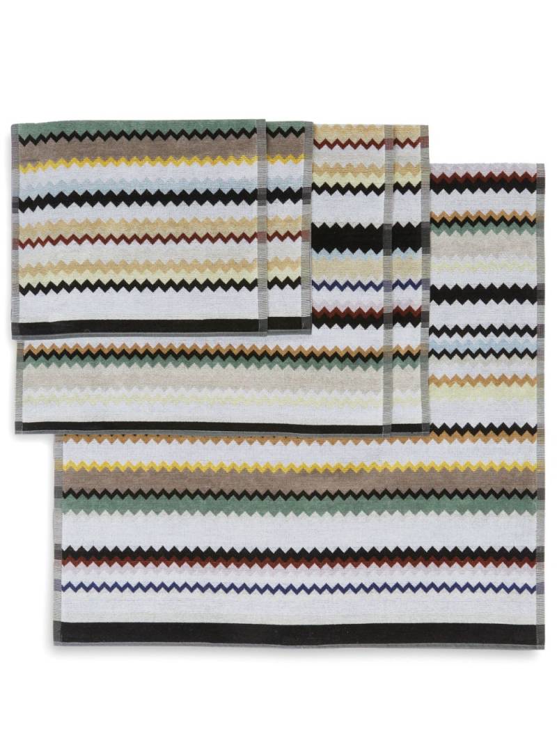 Missoni Home Badetücher mit Zickzackmuster - Mehrfarbig von Missoni Home