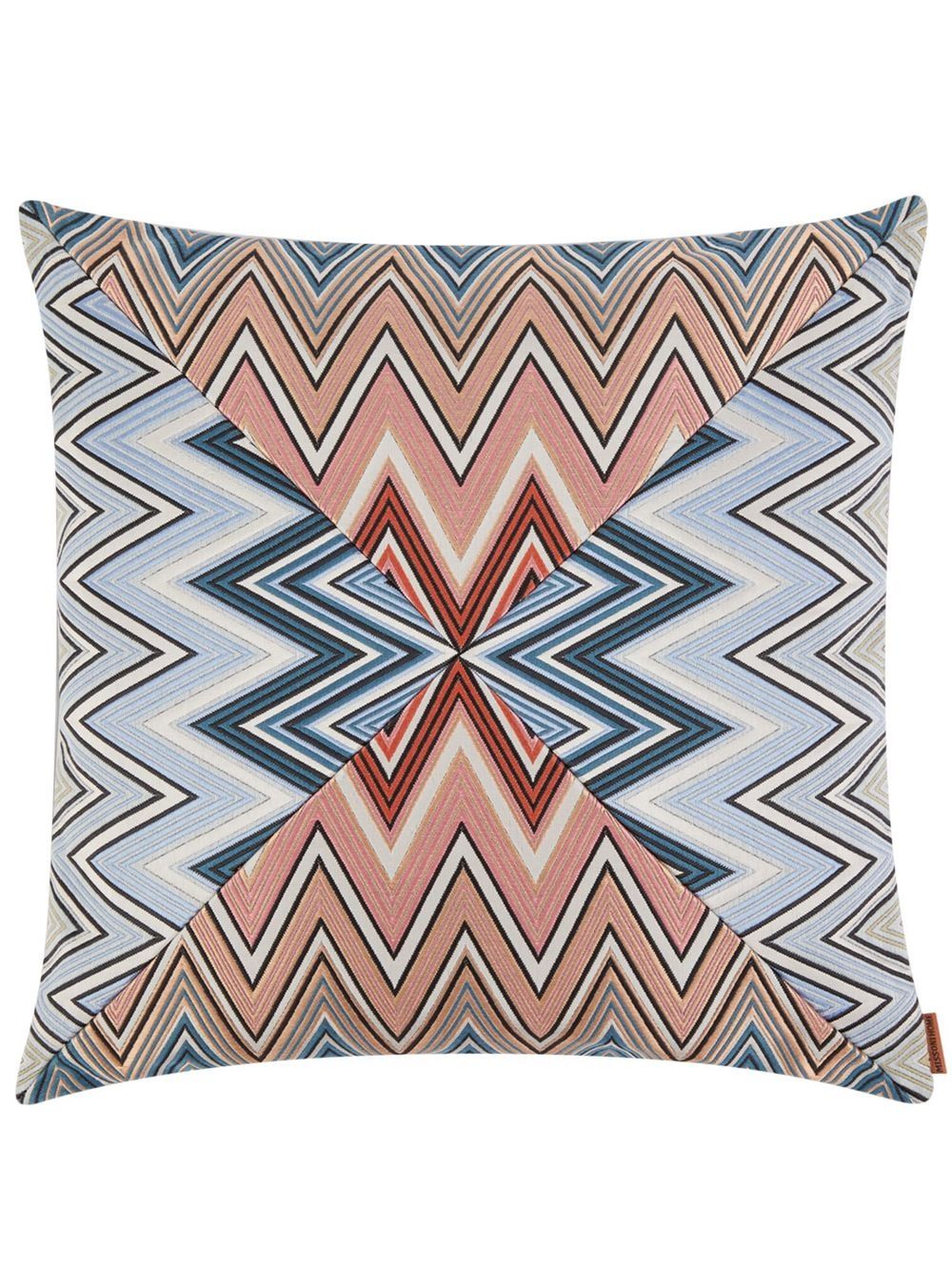 Missoni Home Birmingham Kissen mit Zickzackmuster - Rosa von Missoni Home