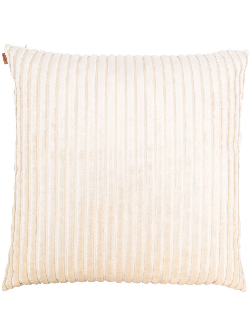 Missoni Home Geripptes Samtkissen - Nude von Missoni Home