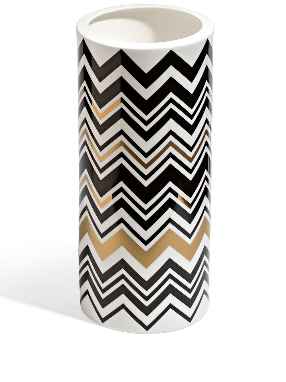 Missoni Home Hohe Zig Zag Vase - Weiß von Missoni Home