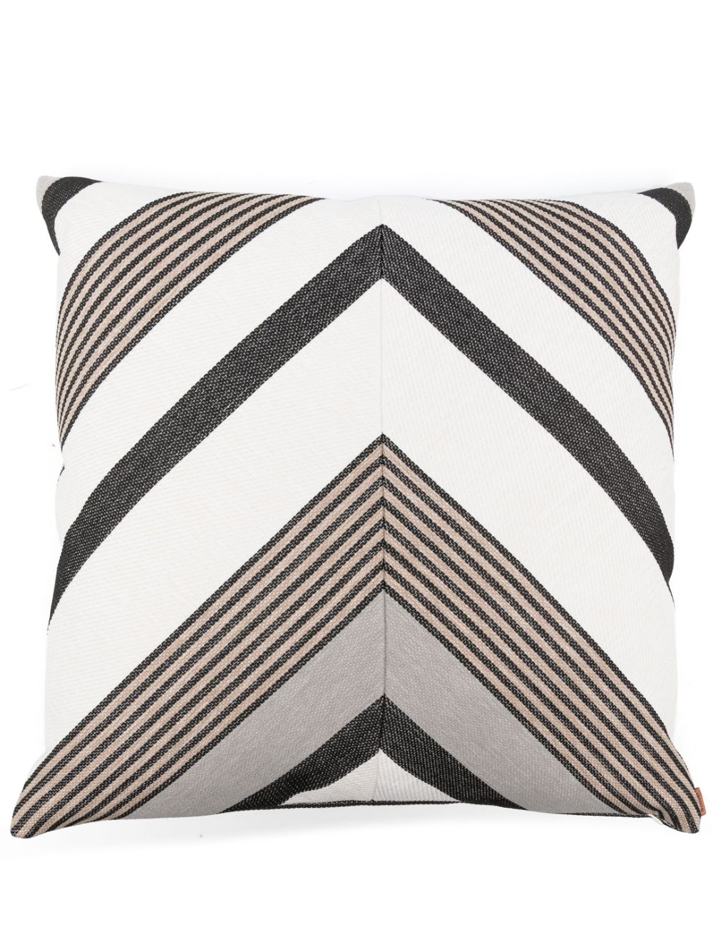 Missoni Home Kissen mit Streifendetail - Weiß von Missoni Home