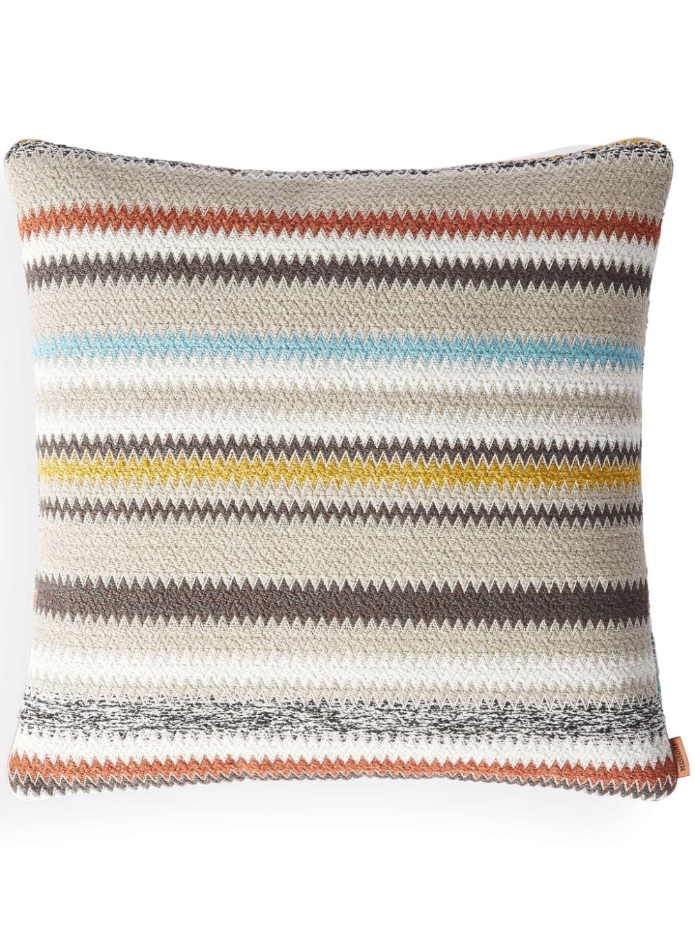 Missoni Home Kissen mit Zickzackmuster (40cm x 40cm) - Nude von Missoni Home