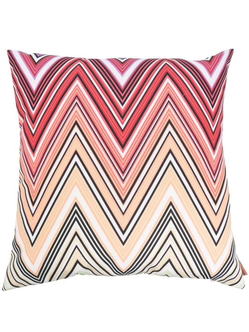 Missoni Home Kissen mit Zickzackmuster 40cm x 40cm - Grün von Missoni Home