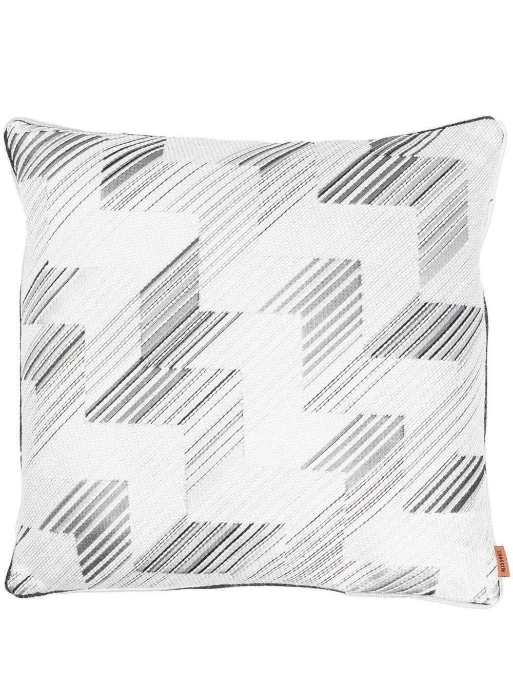 Missoni Home Kissen mit Zickzackmuster - Grau von Missoni Home