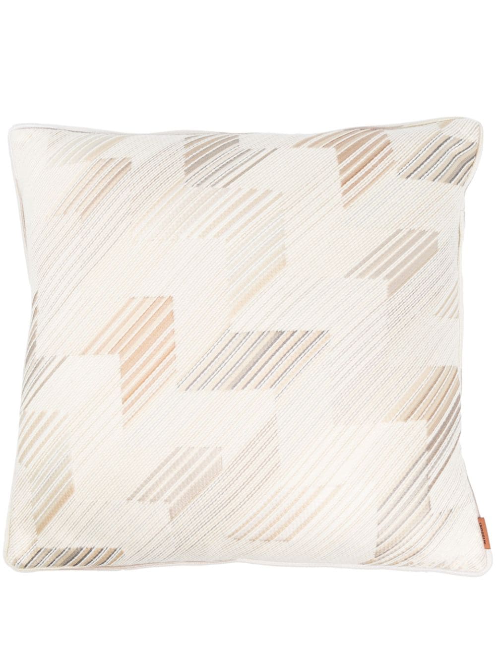 Missoni Home Kissen mit Zickzackmuster - Nude von Missoni Home