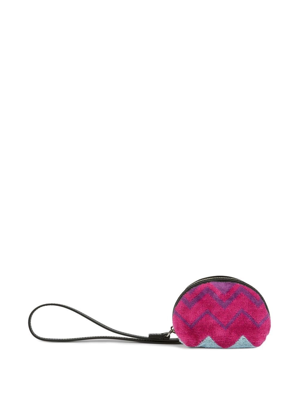 Missoni Home Portemonnaie mit Zickzackmuster - Rosa von Missoni Home