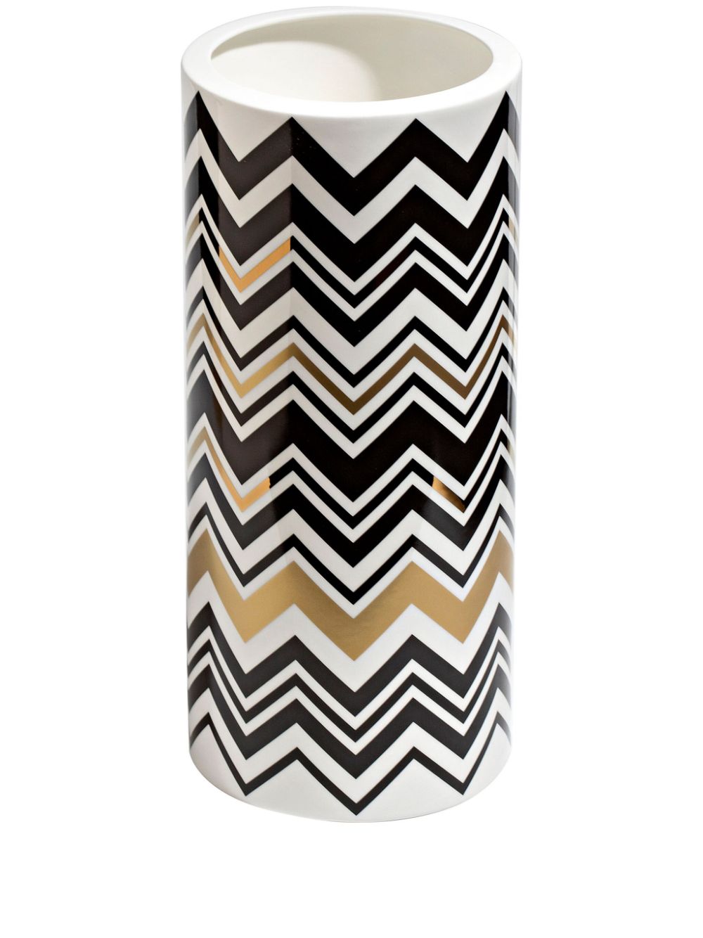 Missoni Home Porzellantasse mit Zickzackmuster - Schwarz von Missoni Home