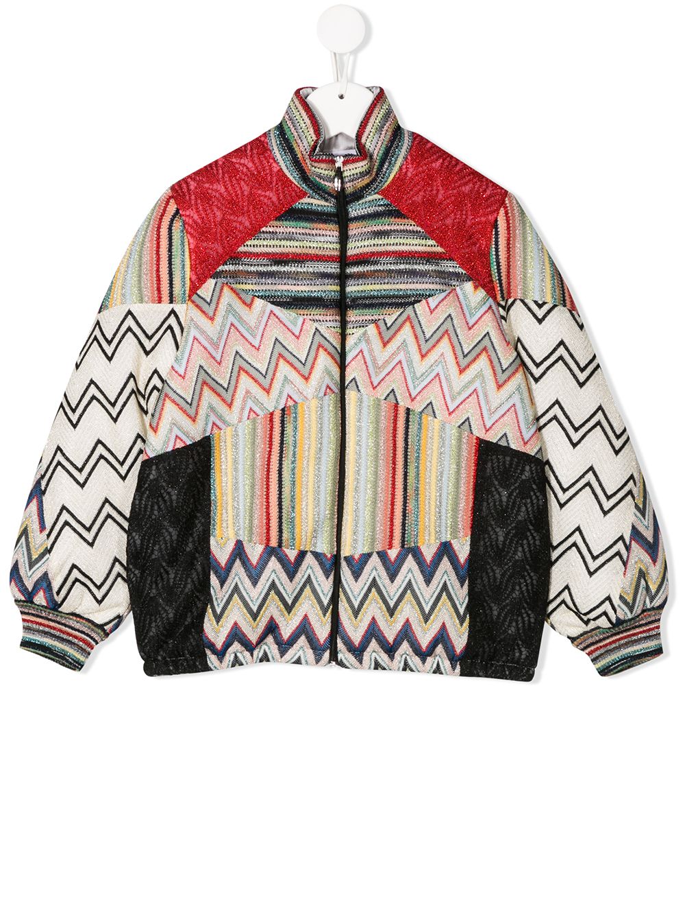 Missoni Kids Gestrickte Bomberjacke - Rot von Missoni Kids