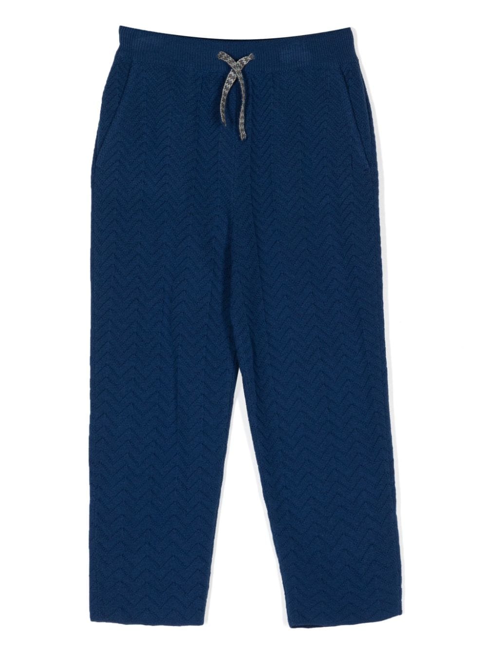 Missoni Kids Hose mit Zickzackmuster - Blau von Missoni Kids