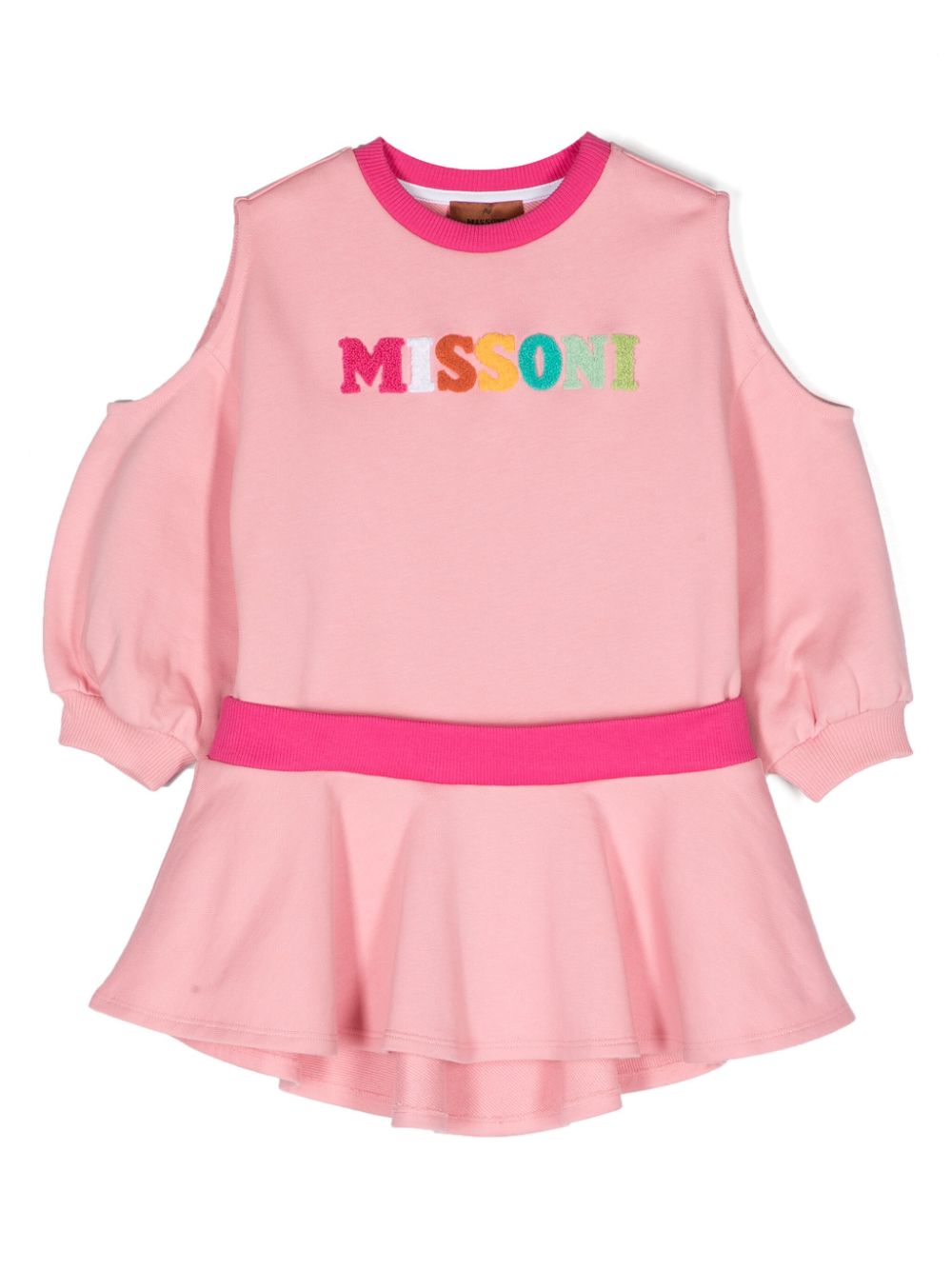 Missoni Kids Kleid mit Logo-Stickerei - Rosa von Missoni Kids