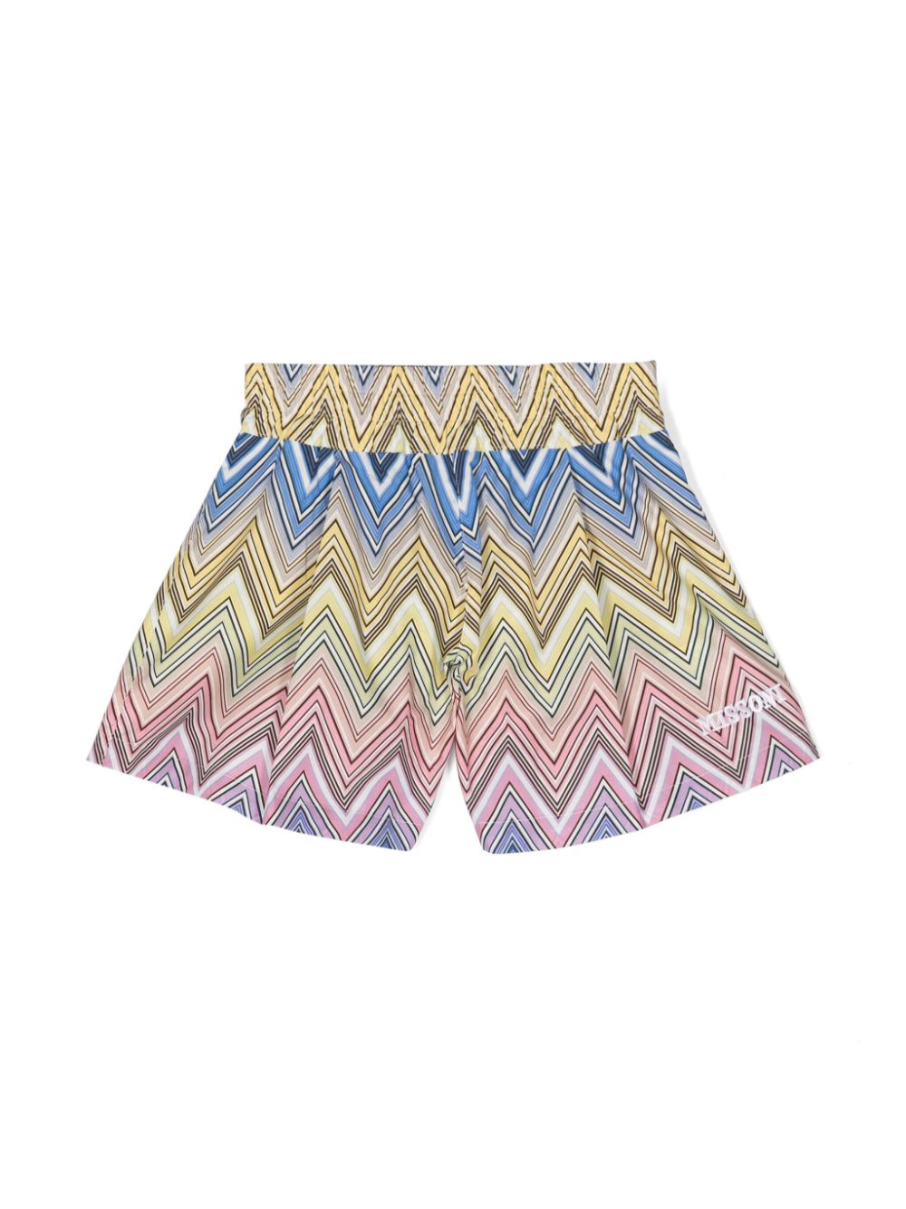 Missoni Kids Shorts mit Zickzack-Print - Gelb von Missoni Kids