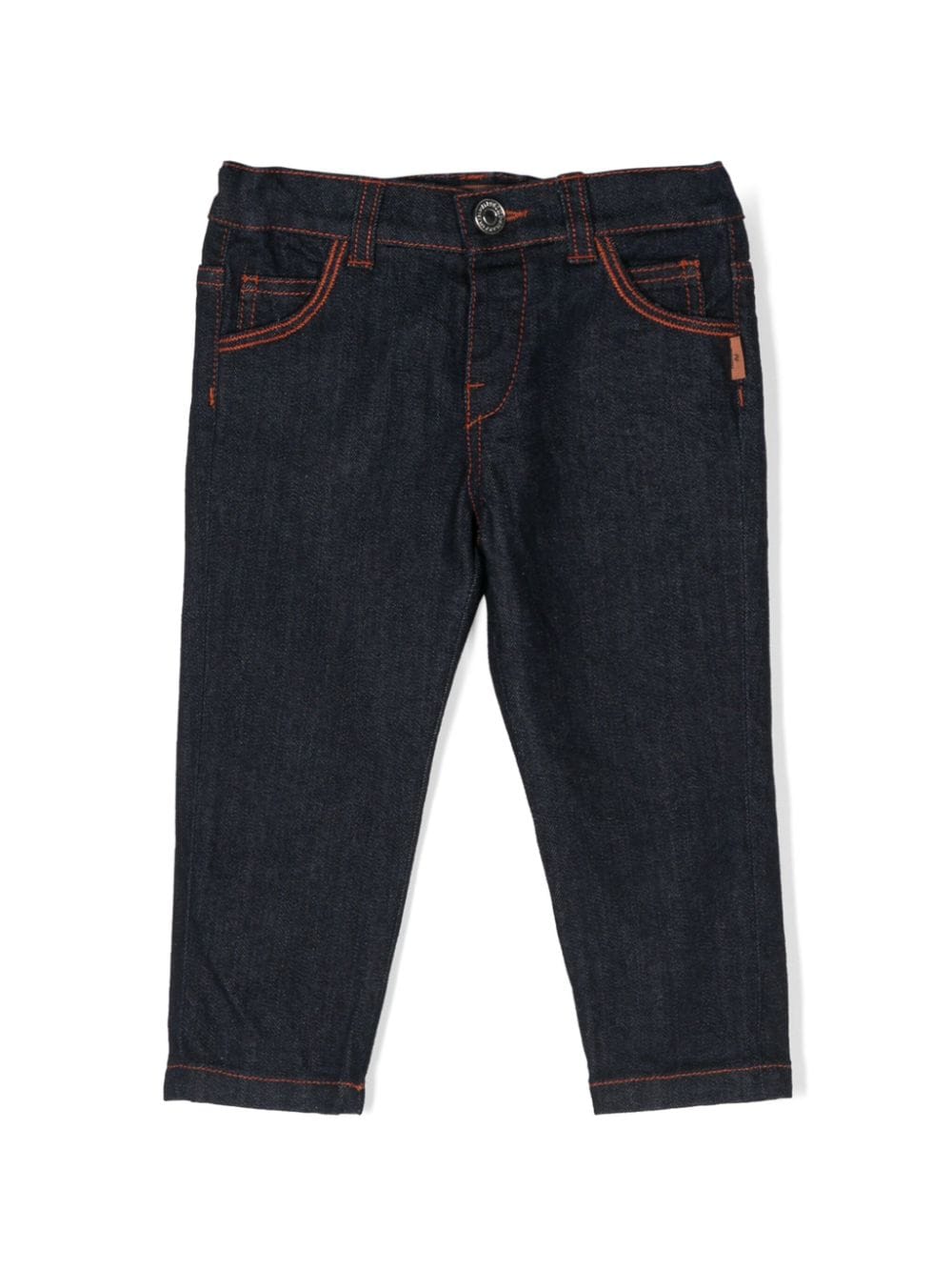 Missoni Kids Straight-Leg-Jeans mit Logo-Patch - Blau von Missoni Kids