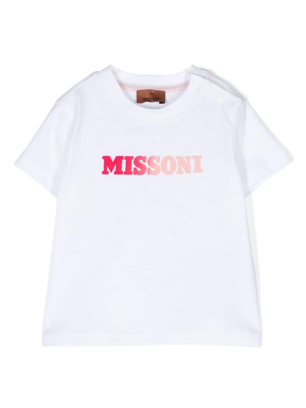 Missoni Kids T-Shirt mit Logo-Print - Weiß von Missoni Kids