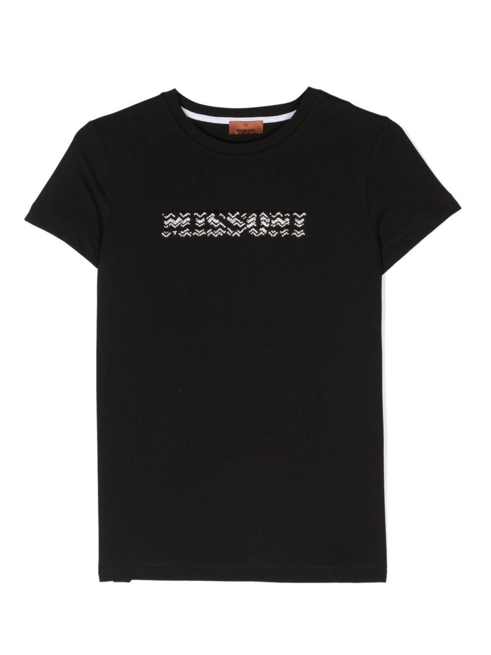 Missoni Kids T-Shirt mit Strass - Schwarz von Missoni Kids