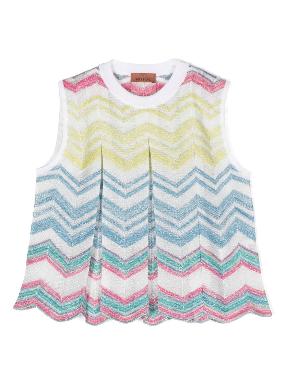 Missoni Kids Top mit Zickzackmuster - Blau von Missoni Kids