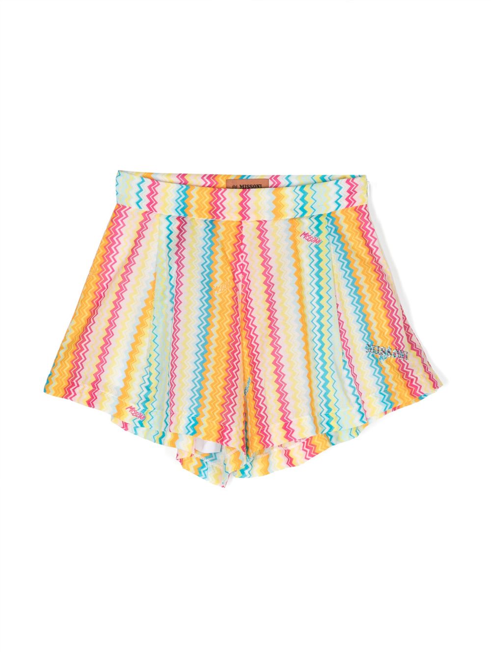 Missoni Kids Shorts mit Zickzackmuster - Gelb von Missoni Kids