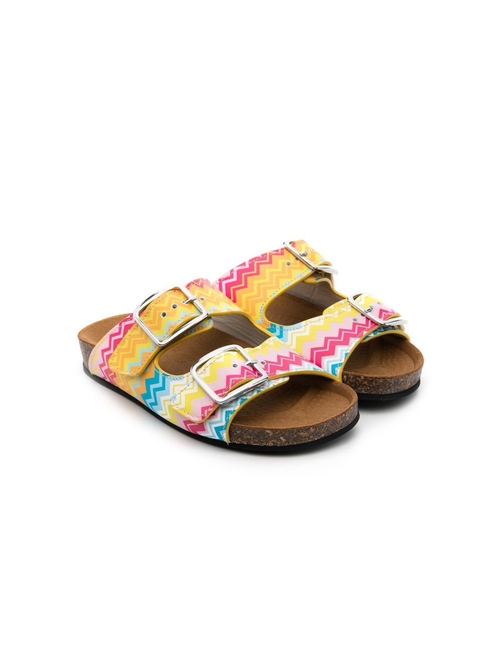 Missoni Kids Pantoletten mit Schnallen - Gelb von Missoni Kids