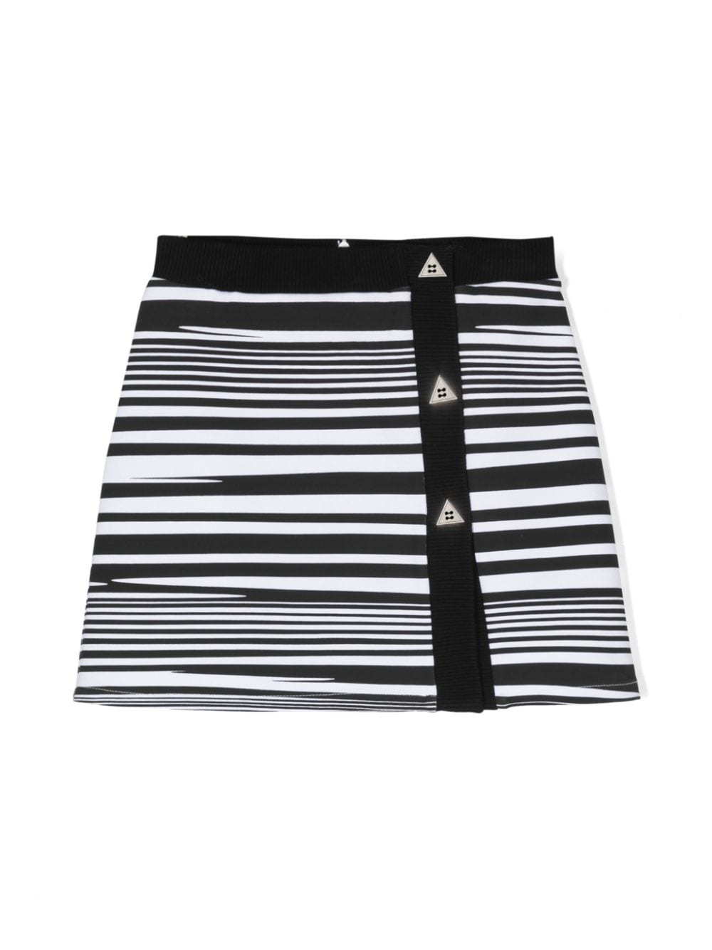 Missoni Kids Gestreifter Rock mit Stretchbund - Schwarz von Missoni Kids