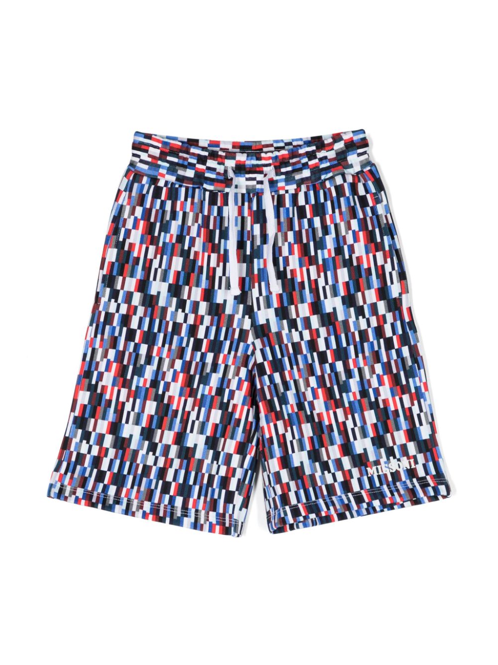 Missoni Kids Shorts mit geometrischem Print - Blau von Missoni Kids