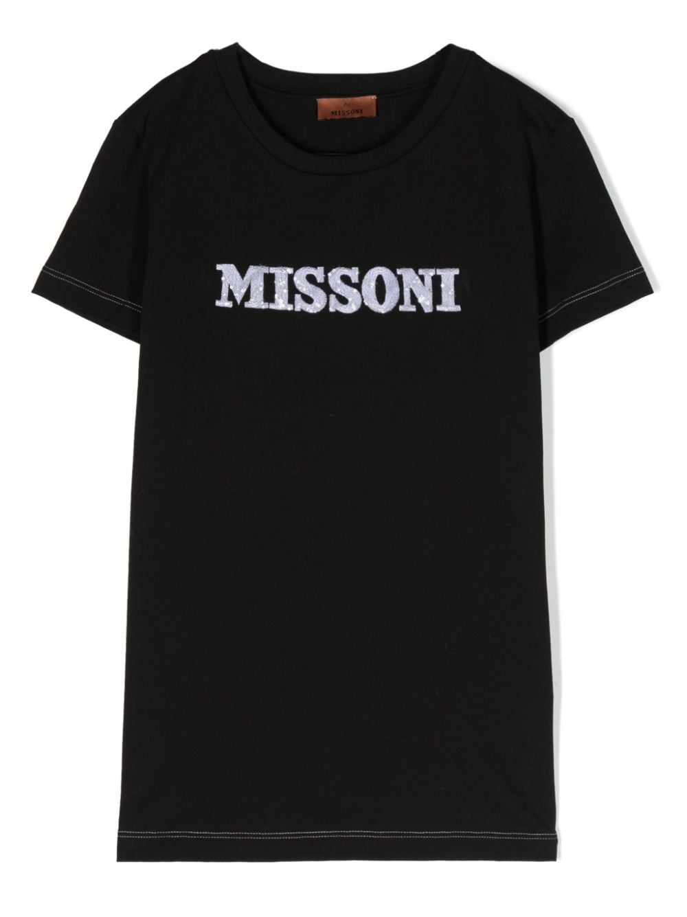 Missoni Kids T-Shirt mit Logo-Stickerei - Schwarz von Missoni Kids