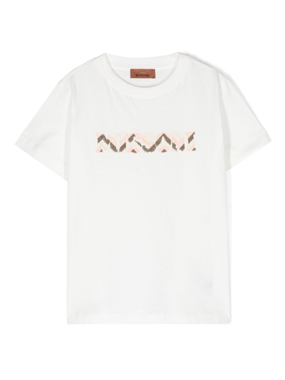 Missoni Kids T-Shirt mit Logo-Stickerei - Weiß von Missoni Kids