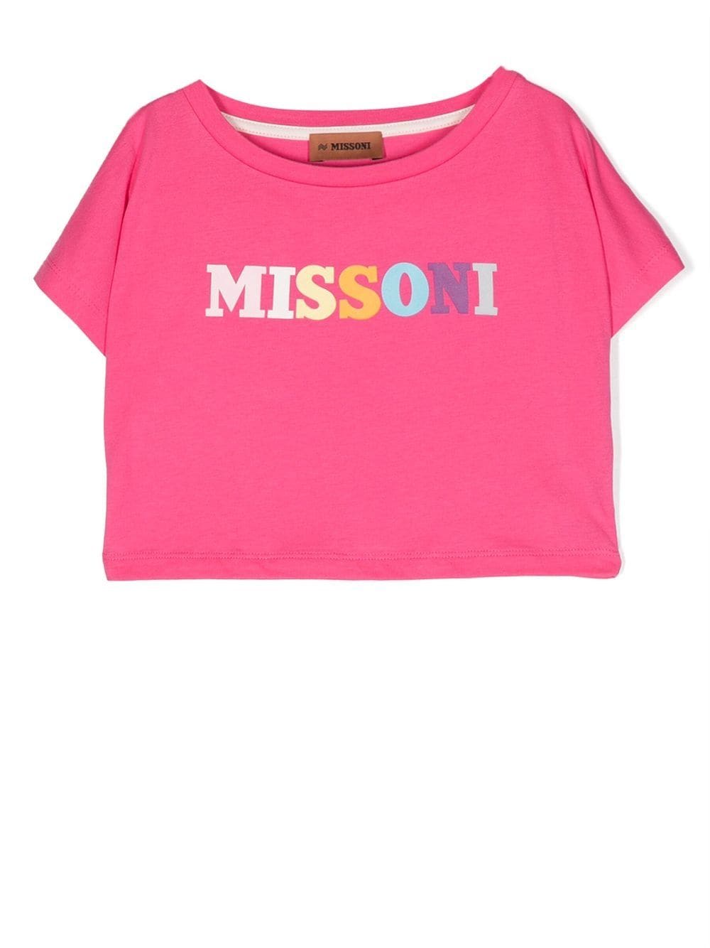 Missoni Kids T-Shirt mit Logo-Print - Rosa von Missoni Kids