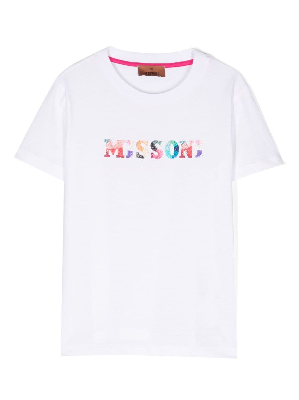 Missoni Kids T-Shirt mit Logo-Print - Weiß von Missoni Kids