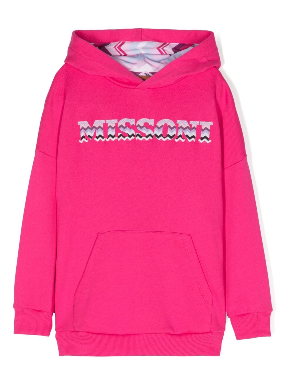 Missoni Kids Hoodie mit Logo-Print - Rosa von Missoni Kids