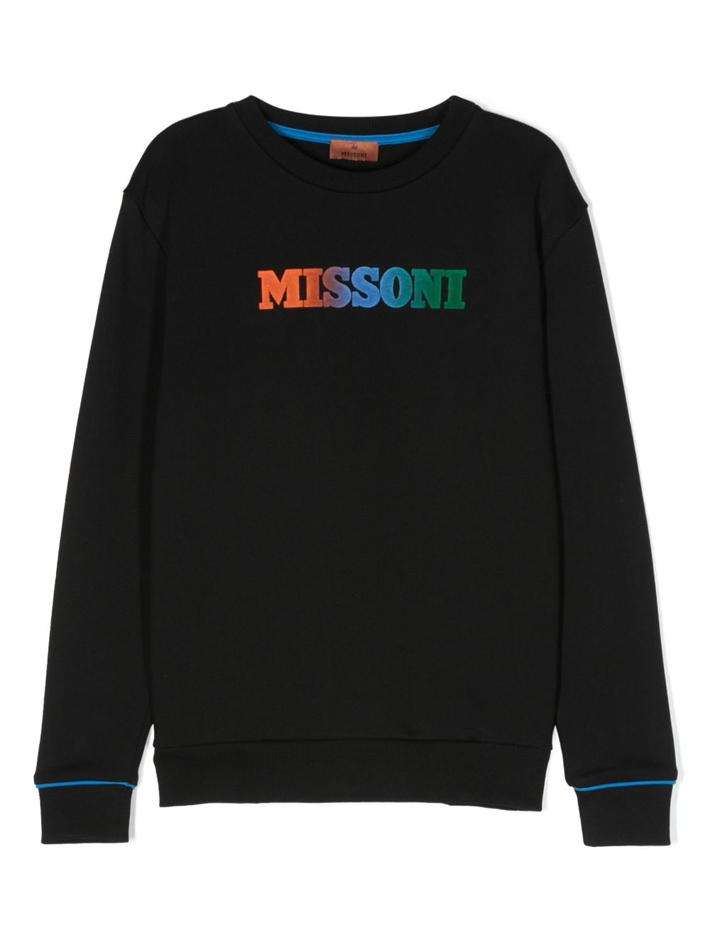 Missoni Kids Sweatshirt mit Logo-Print - Schwarz von Missoni Kids