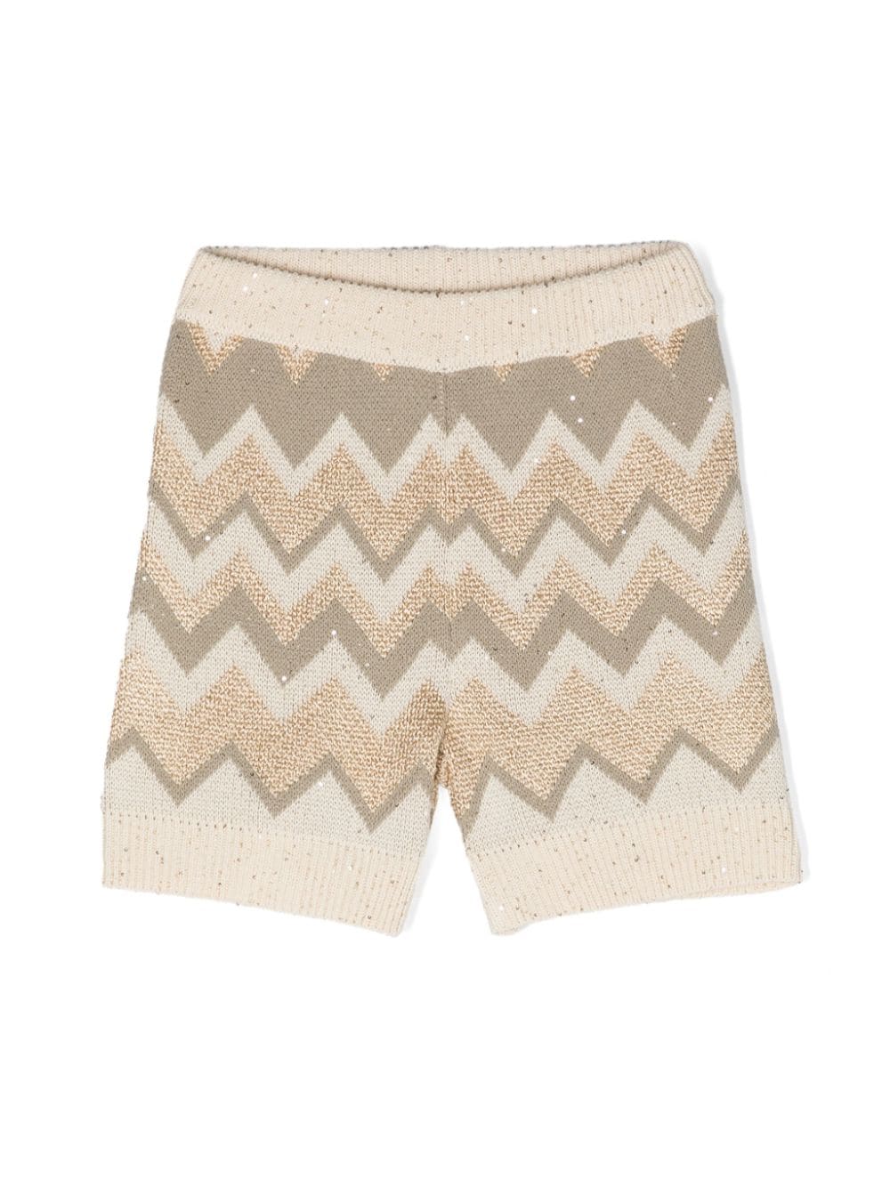 Missoni Kids Shorts mit Pailletten - Nude von Missoni Kids