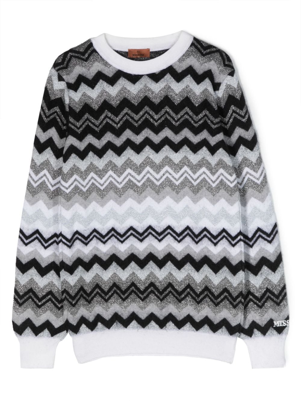 Missoni Kids Pullover mit Glitter-Optik - Schwarz von Missoni Kids