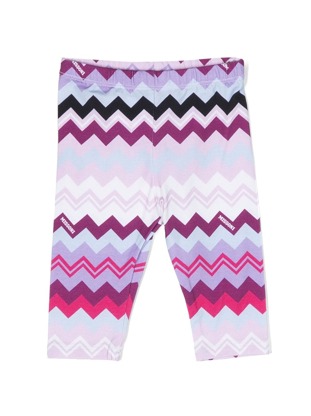 Missoni Kids Leggings mit Zickzackmuster - Violett von Missoni Kids