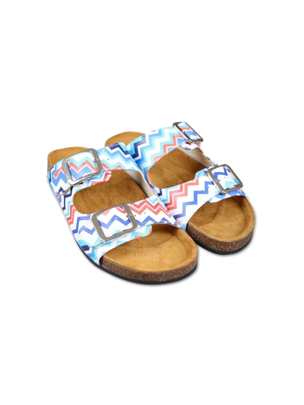 Missoni Kids Sandalen mit Zickzack-Print - Blau von Missoni Kids