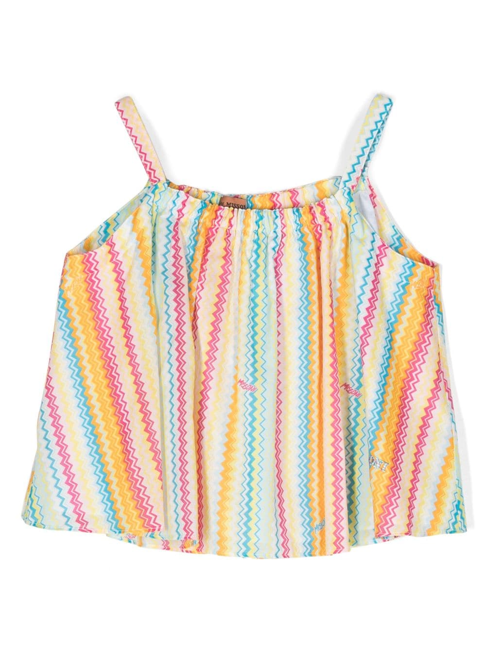 Missoni Kids Top mit Zickzackmuster - Weiß von Missoni Kids