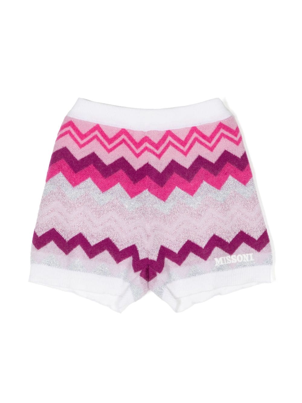 Missoni Kids Shorts mit Zickzackmuster - Rosa von Missoni Kids